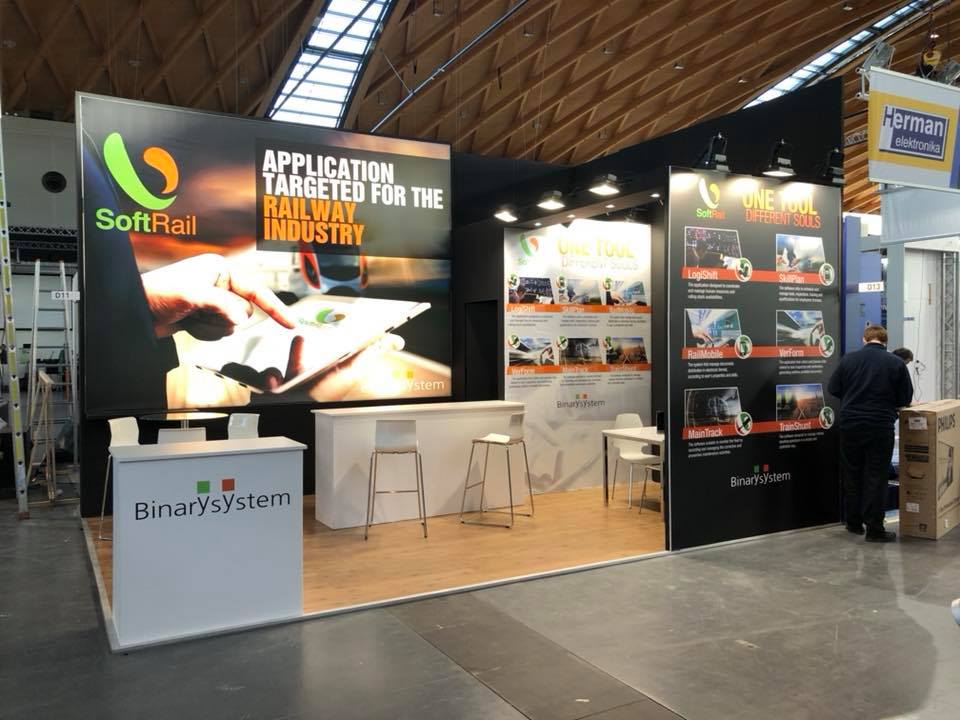 Stand Binary, progetto di allestimento Studio Daffi