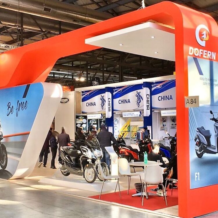 Stand fieristico Dofern, progetto di allestimento IdearAD