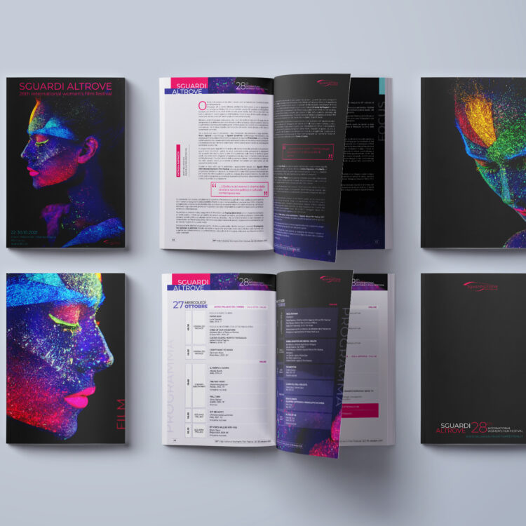 Catalogo Sguardi Altrove 2021, progetto editoriale Studio Daffi