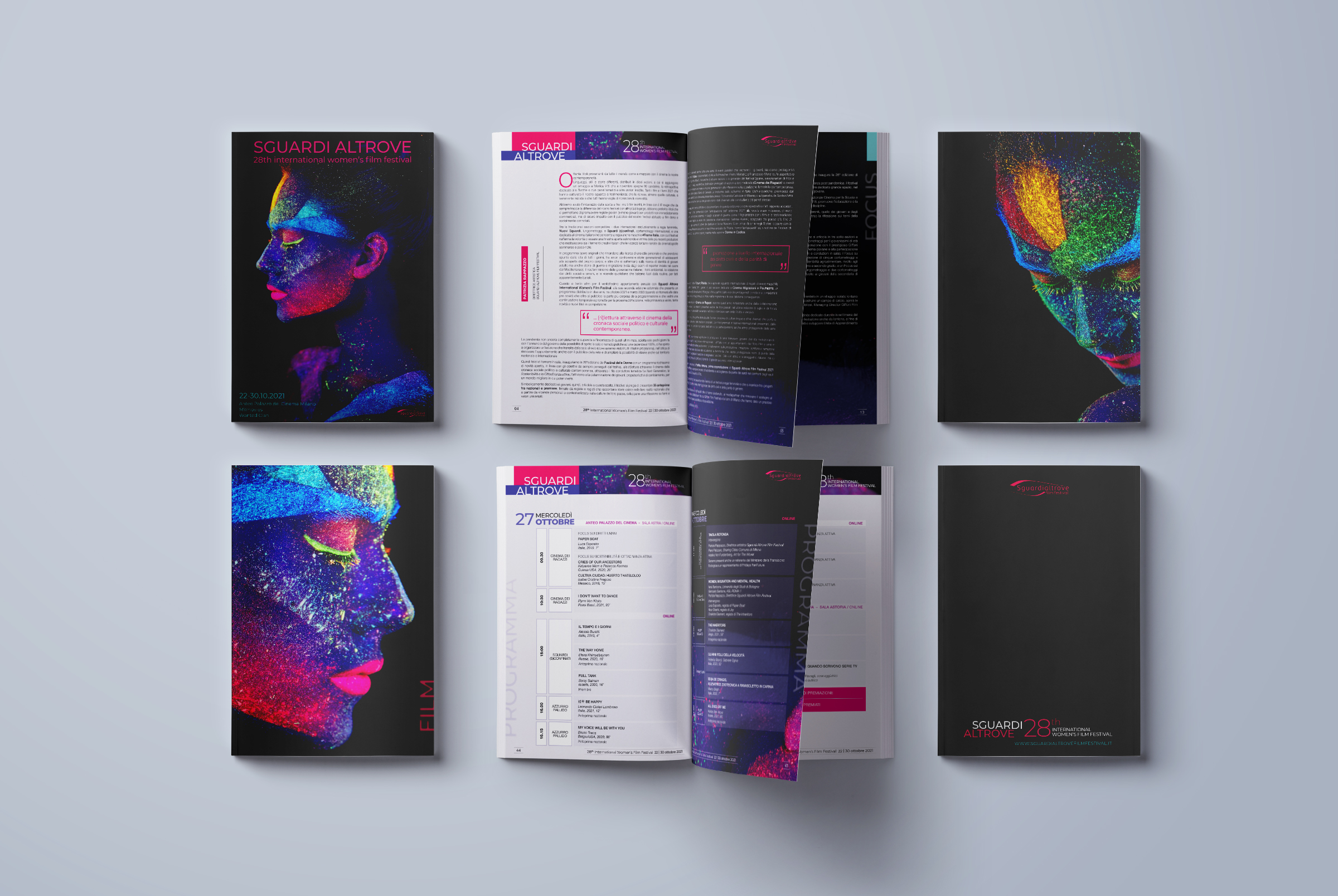 Catalogo Sguardi Altrove 2021, progetto editoriale Studio Daffi